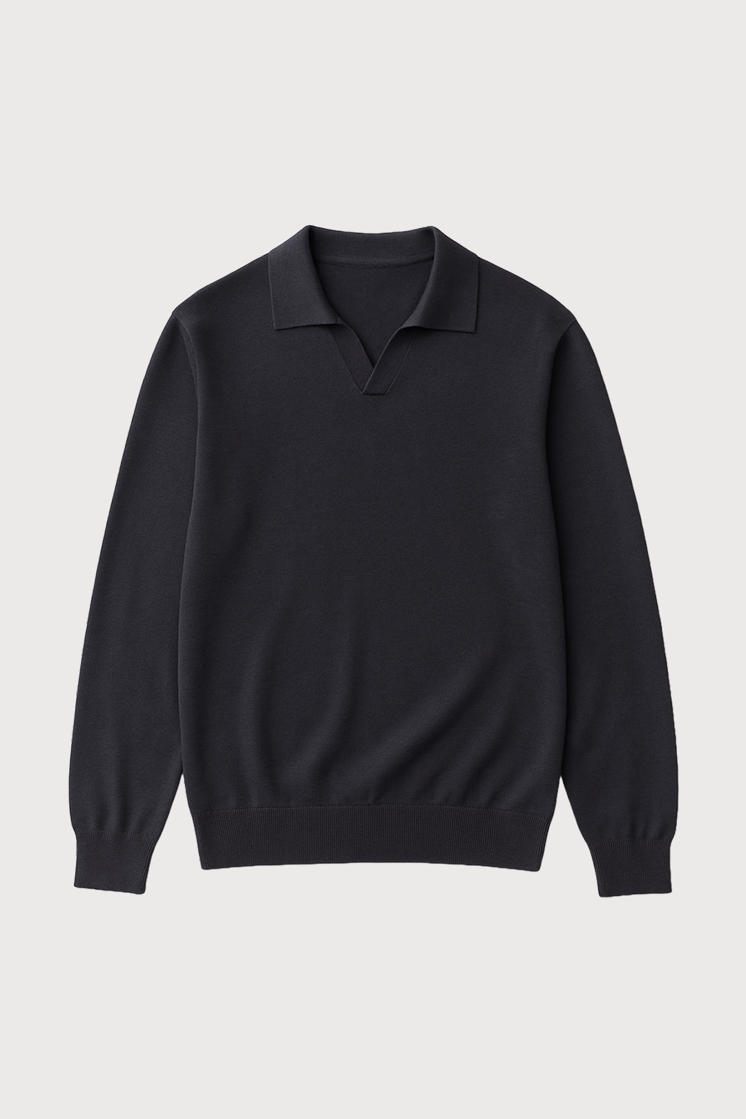 Cashmere-Silk Polo Trui