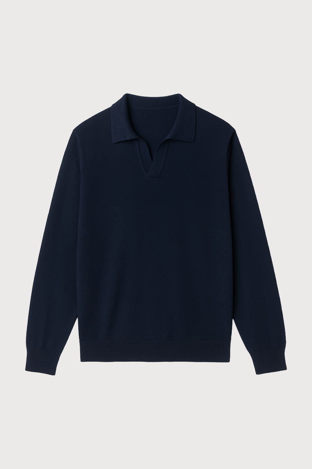 Cashmere-Silk Polo Trui