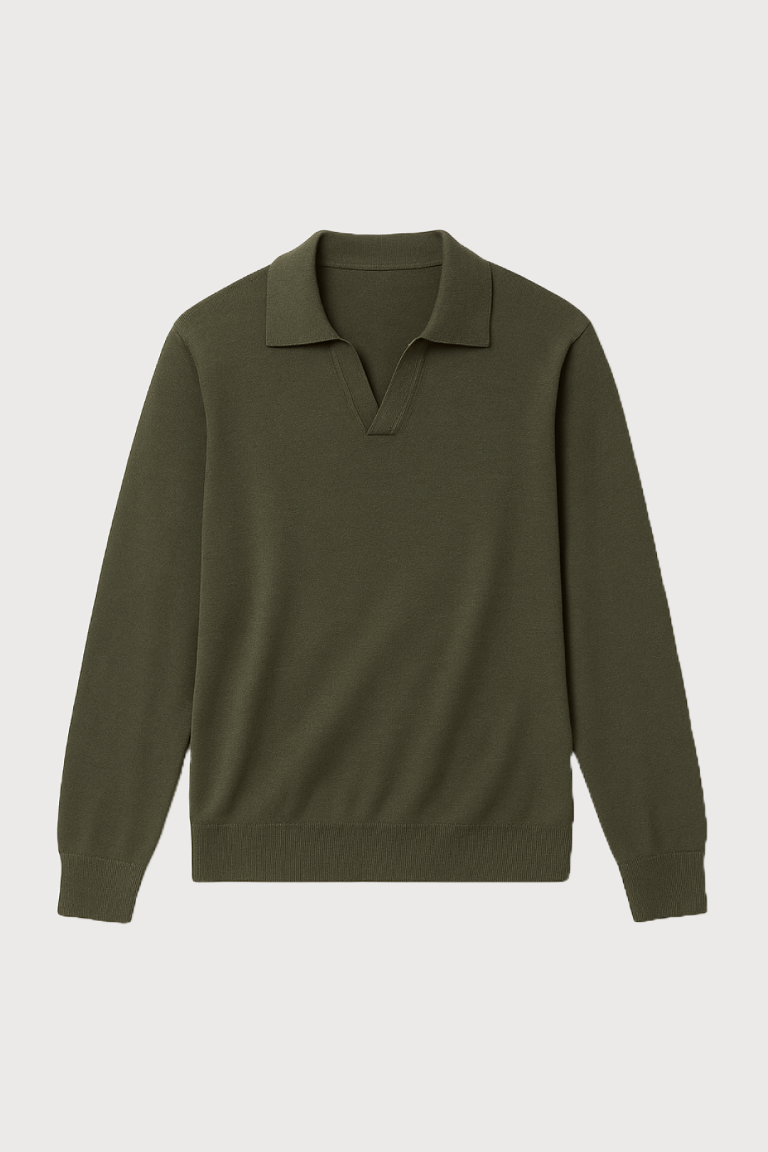 Cashmere-Silk Polo Trui