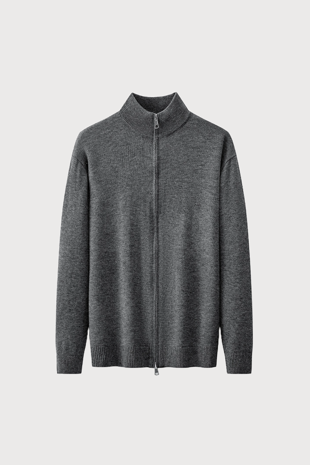 Woolmix High-Neck Zip Jas