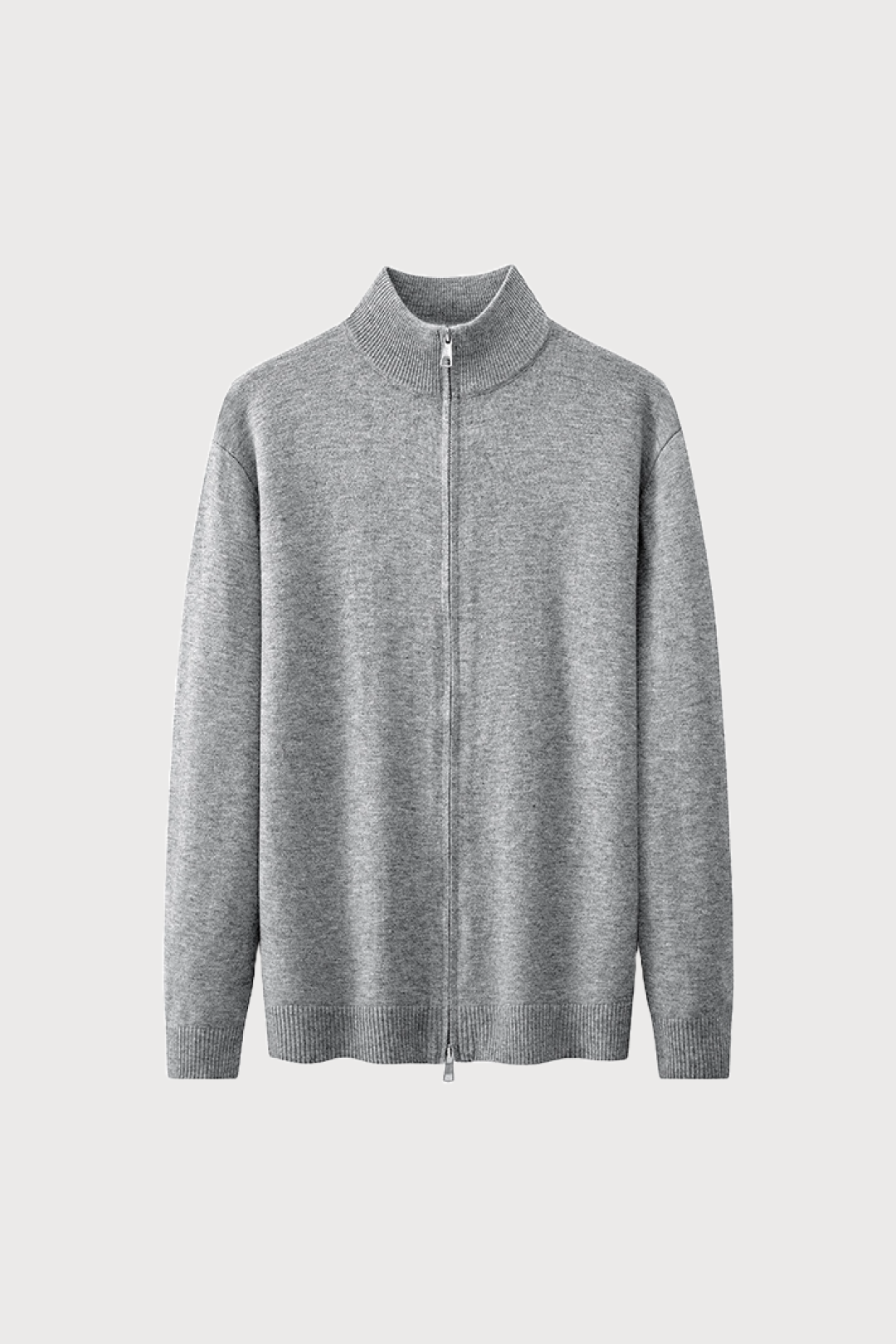 Woolmix High-Neck Zip Jas