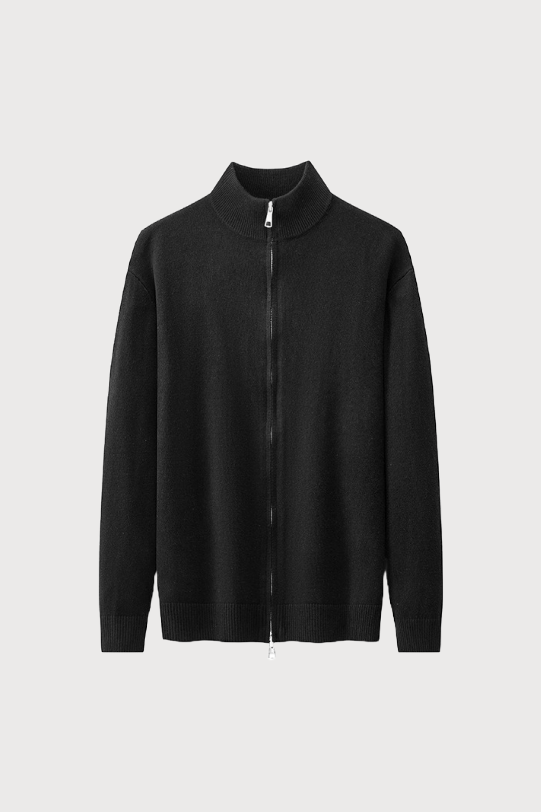 Woolmix High-Neck Zip Jas