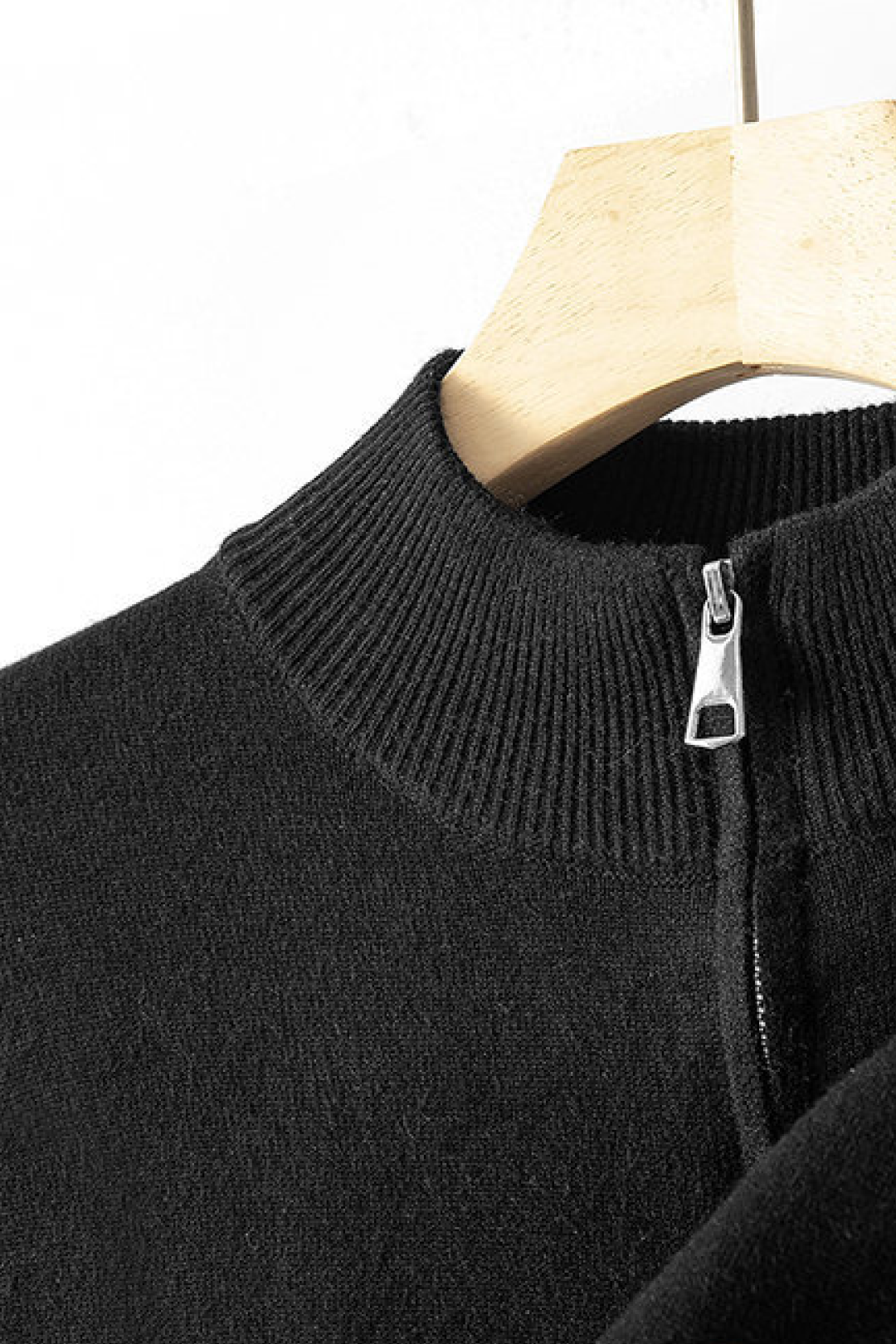 Woolmix High-Neck Zip Jas