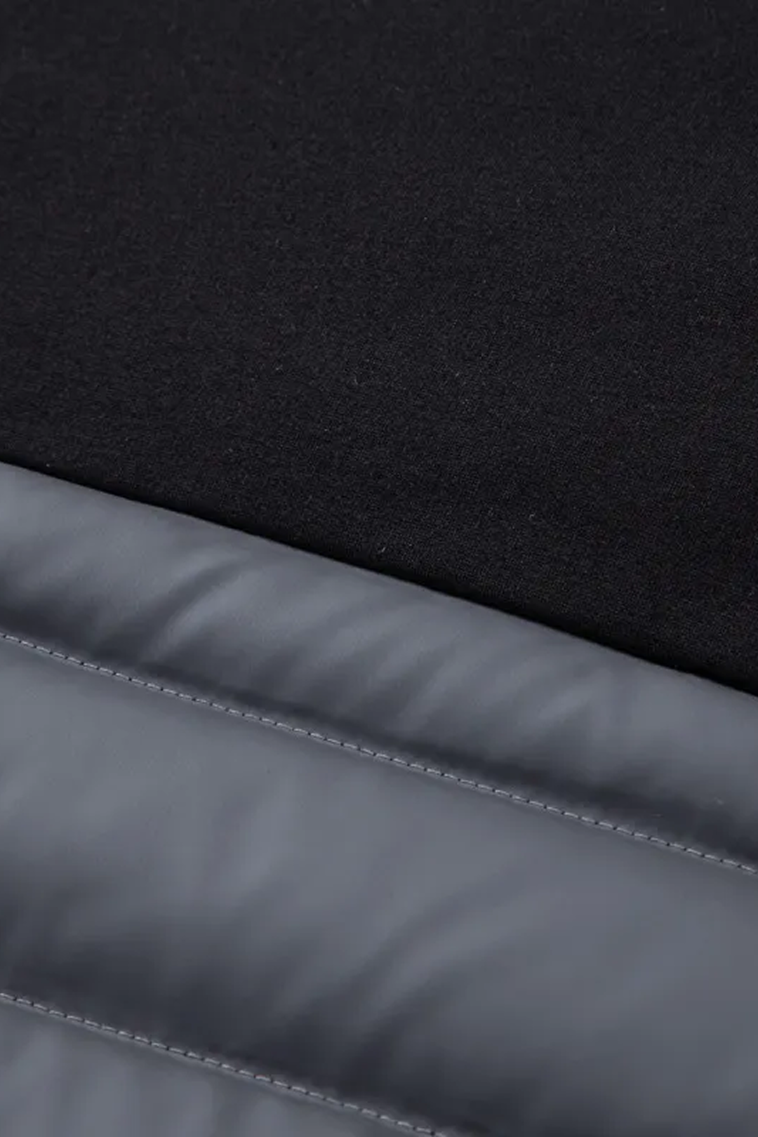 Gequilte Hybrid Hoodie Jas