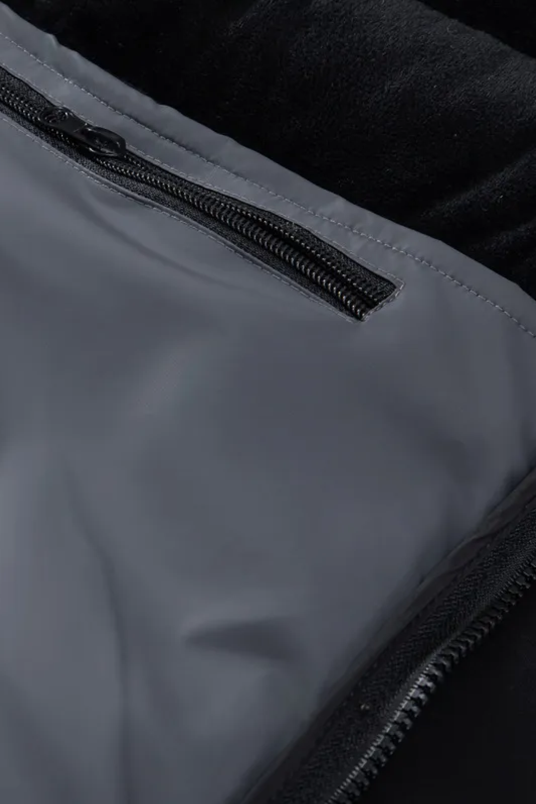 Gequilte Hybrid Hoodie Jas