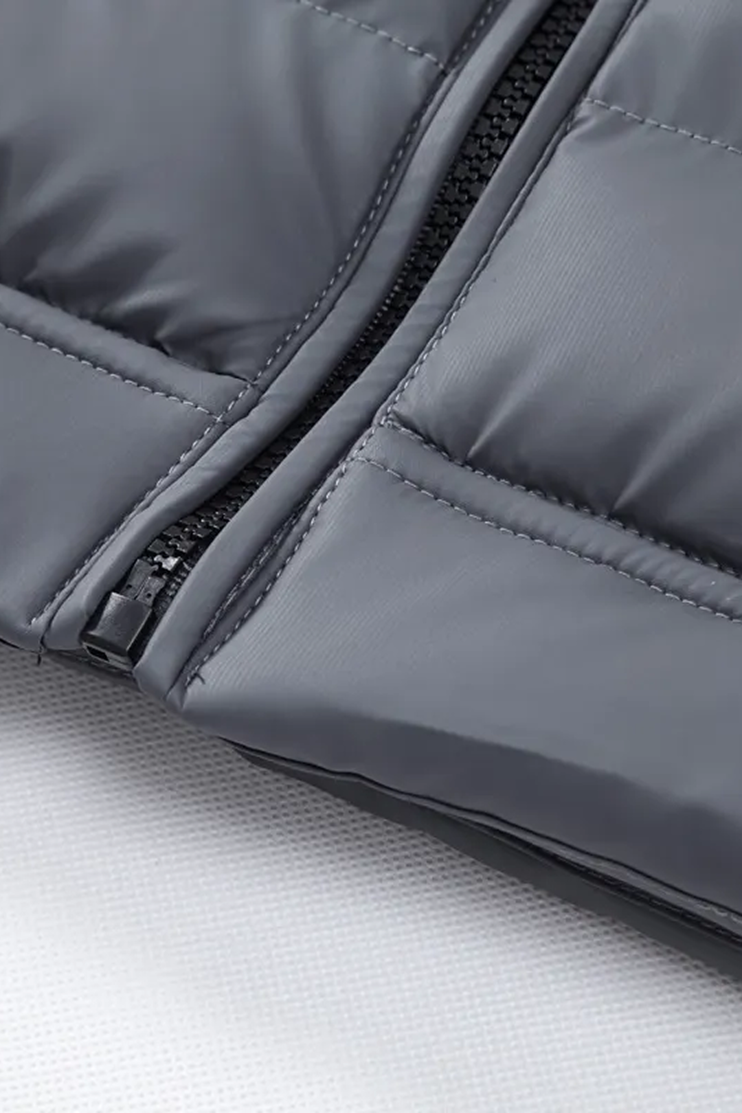 Gequilte Hybrid Hoodie Jas