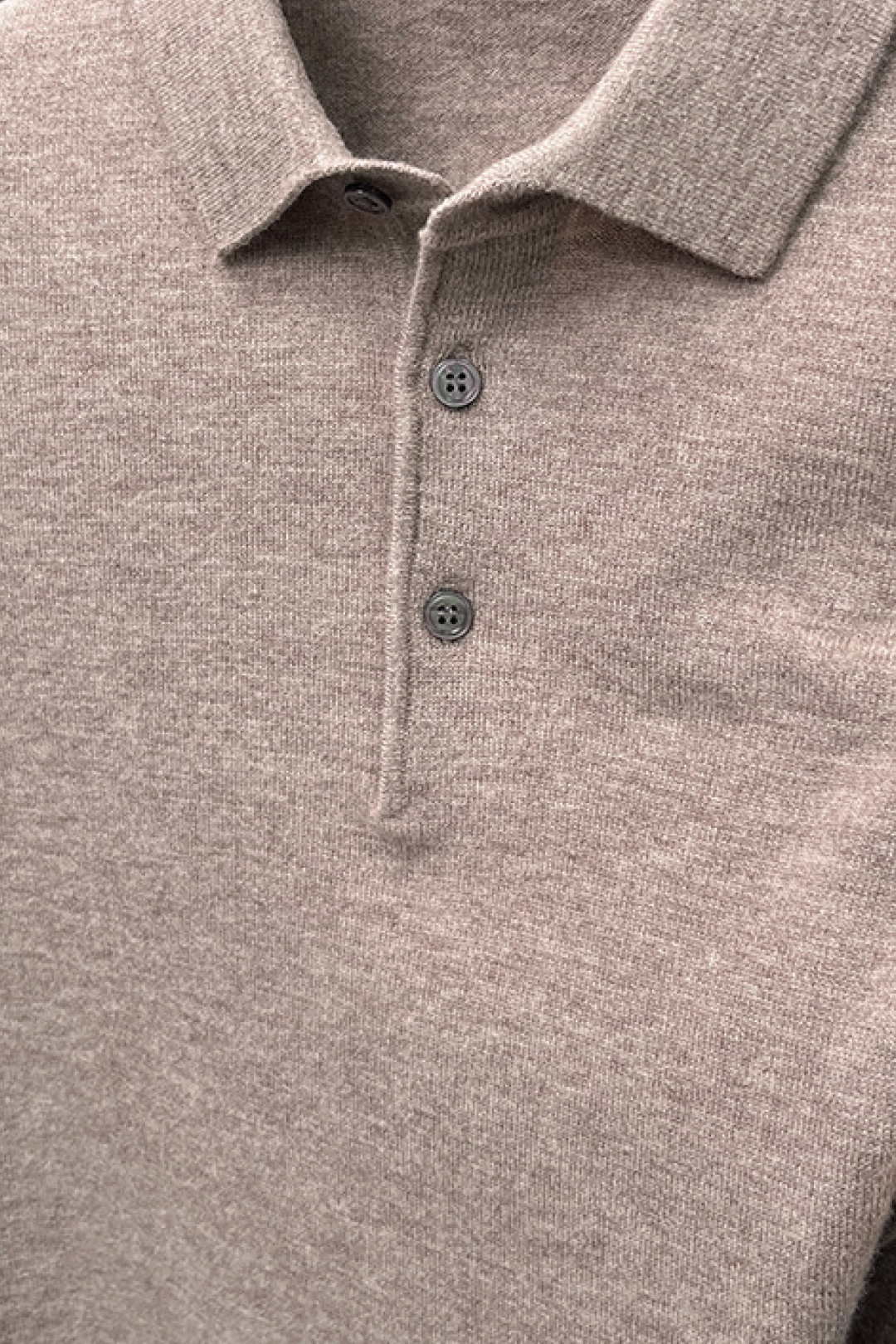 Wollen Longsleeve Polo