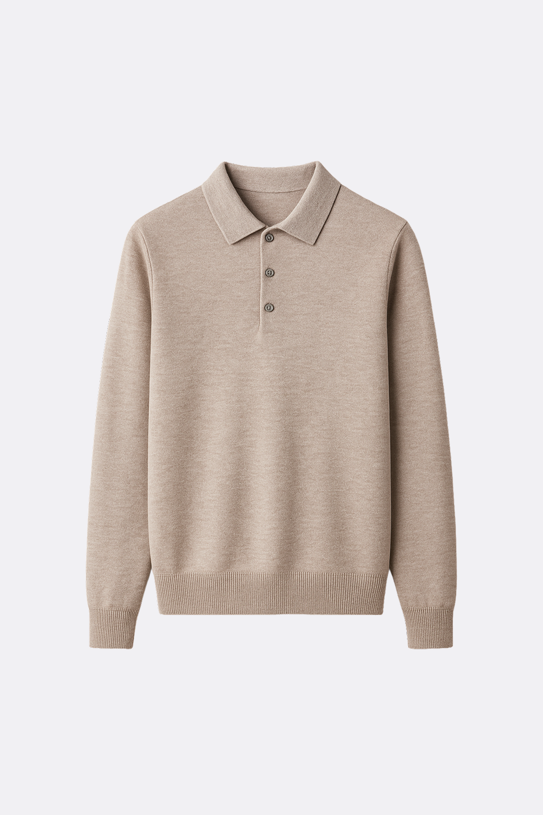 Wollen Longsleeve Polo