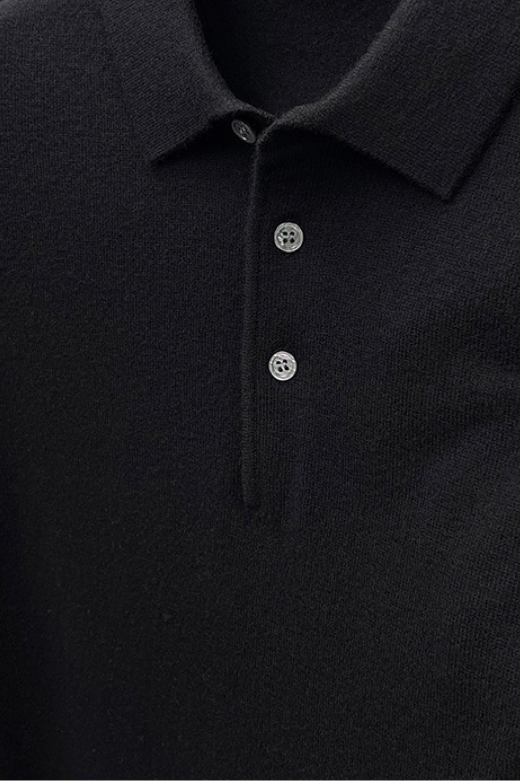 Wollen Longsleeve Polo