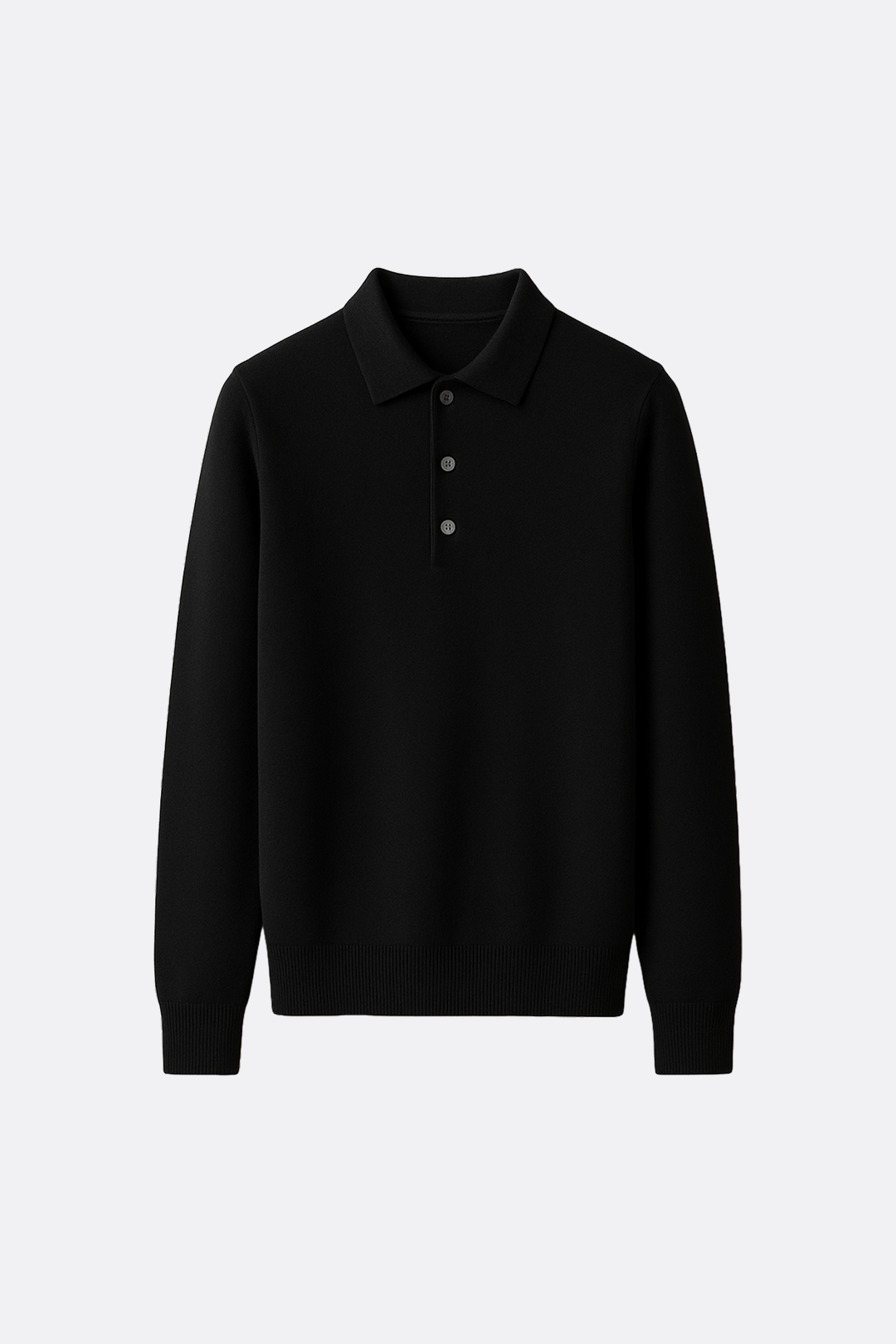 Wollen Longsleeve Polo