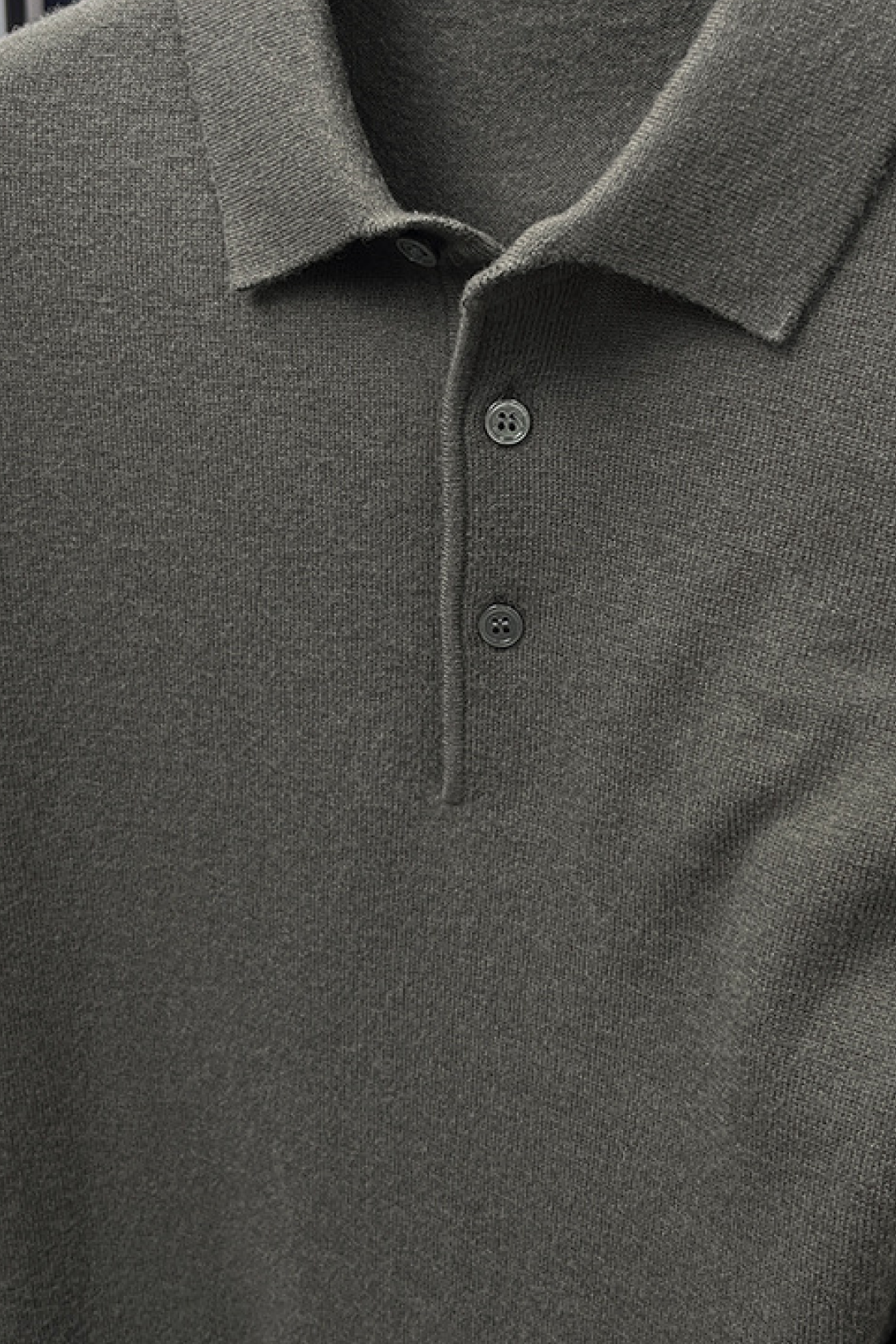 Wollen Longsleeve Polo