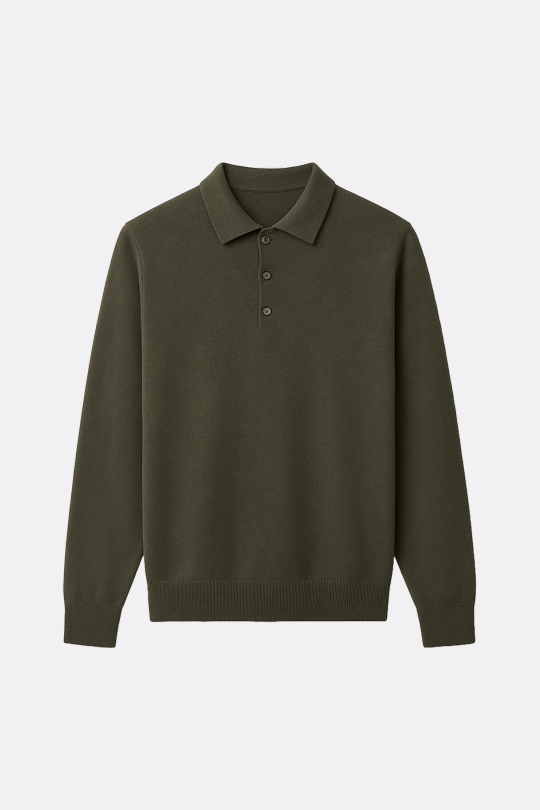 Wollen Longsleeve Polo